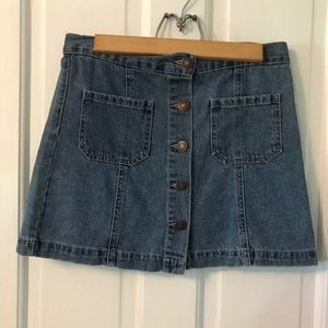Forever 21 denim skirt
